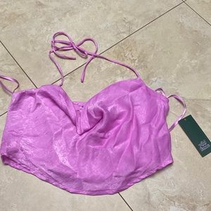 Wild fable pink sleeveless top